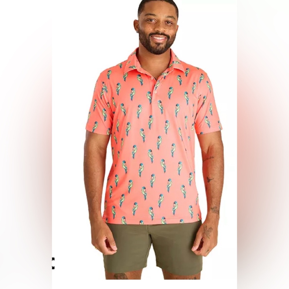 Chubbies- Men's The Talk Of The Tropics Performance Polo Shirt